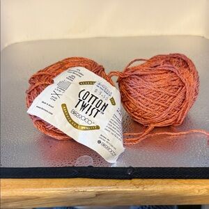 Bead & Co Cotton Twist Yarn - Warm Orange